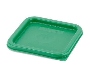 Cambro Food Pans Each / Kelly Green Cambro SFC2452 Kelly Green CamSquare Lid for 2 & 4 Qt Square Food Storage Containers - Polyethylene | Denson CFE