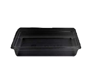 Cambro Food Pans Each / Polycarbonate / Black Cambro 14CW110 4" Deep Black Polycarbonate Full Size Camwear Food Pan - 13.7 Quart Capacity | Denson CFE