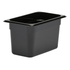 Cambro Food Pans Each / Polycarbonate / Black Cambro 46CW110 Camwear Food Pan, 3.9 qt. Capacity, 6" Deep, 1/4 Size, Polycarbonate, Black, NSF | Denson CFE