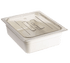 Cambro Food Pans Each / Polycarbonate / Clear Cambro 10CWCH135 Full Size Clear Polycarbonate Camwear Food Pan Lid with Handles | Denson CFE