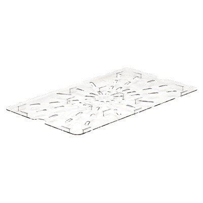 Cambro Food Pans Each / Polycarbonate / Clear Cambro 10CWD135 Camwear Drain Shelf - Full Size, Clear | Denson CFE