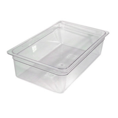 Cambro Food Pans Each / Polycarbonate / Clear Cambro 16CW135 6" Deep Clear Polycarbonate Full Size Camwear Food Pan - 20.6 Quart Capacity | Denson CFE