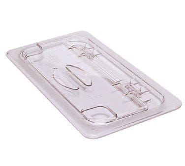 Cambro Food Pans Each / Polycarbonate / Clear Cambro 20CWL135 FlipLid Food Pan Cover 1/2 Size Hinged Polycarbonate Clear | Denson CFE