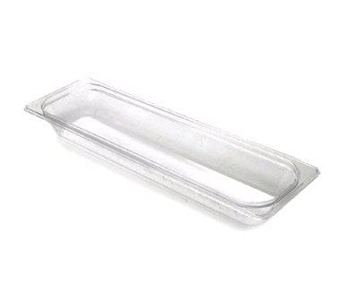 Cambro Food Pans Each / Polycarbonate / Clear Cambro 24LPCW135 4" Deep Clear Polycarbonate 1/2 Size Long Camwear Food Pan - 5.3 Quart Capacity | Denson CFE