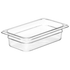 Cambro Food Pans Each / Polycarbonate / Clear Cambro 42CW135 2.5" Deep Quarter-Size Camwear® Food Pan | Denson CFE