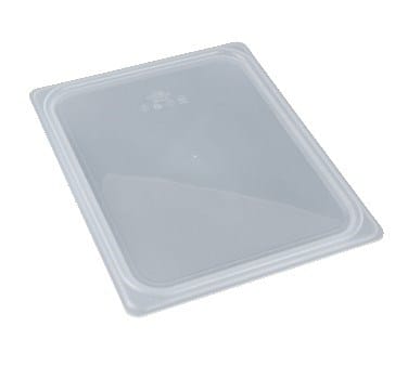 Cambro Food Pans Each / Translucent Cambro 20PPCWSC190 1/2 Size Translucent Polypropylene Camwear Food Pan Seal Cover