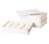 Cambro Food Service Supplies Each / Polycarbonate / White Cambro DBC1826CW148 White Polycarbonate Camwear Pizza Dough Proofing Box Lid - 18" x 26" | Denson CFE