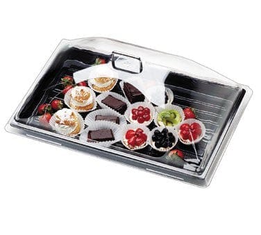 Cambro Food Storage Container Each Cambro DD1826CW Camwear 18 x 26 Inch Clear Dome Display Cover | Denson CFE