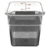 Cambro Food Storage Container Each / Clear Cambro 4SFSCW135 CamSquare Food Container - 4 qt, Clear Polycarbonate | Denson CFE