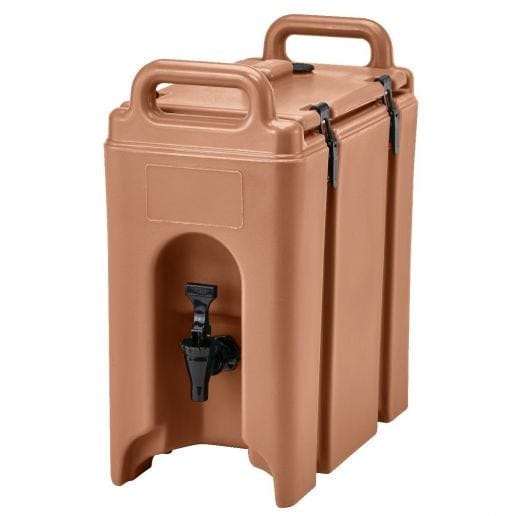 Cambro Other Equipment Each / Coffee Beige Cambro 250LCD157 Coffee Beige Camtainer 2.5 Gallon Insulated Beverage Carrier | Denson CFE