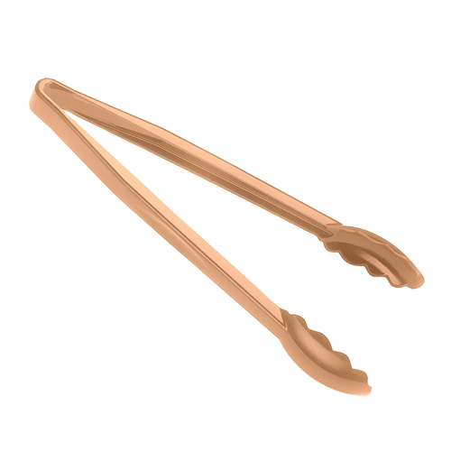 Cambro Smallwares Each / Beige Cambro 12TGS133 Lugano Tongs 12 Inch Scallop Grip Durable Heat Resistant Material | Denson CFE