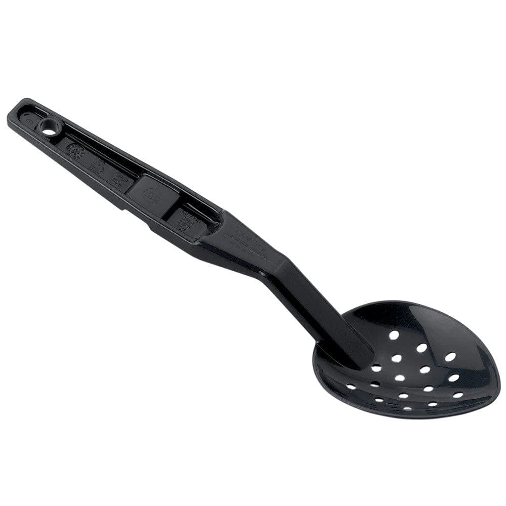 Cambro Smallwares Each / Black Cambro SPOP11CW110 11" Perforated Deli Spoon - Black | Denson CFE