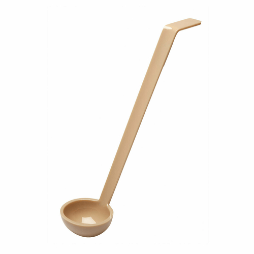 Cambro Smallwares Each / Polycarbonate / Beige Cambro LD105133 Beige 10-1/2 Inch Camwear 1 Ounce Polycarbonate Ladle