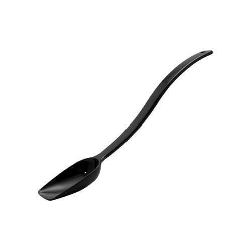 Cambro Smallwares Each / Polycarbonate / Black Cambro SPO10CW110 Black Camwear 10" Solid Polycarbonate Salad Bar / Buffet Spoon