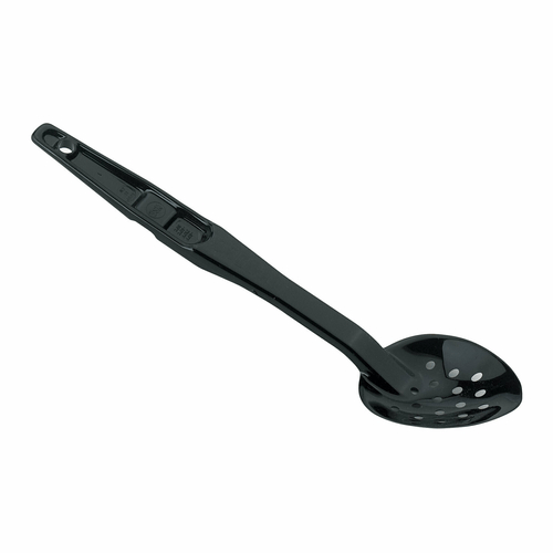 Cambro Smallwares Each / Polycarbonate / Black Cambro SPOP13CW110 Perforated Deli Spoon - 13 in, Black Polycarbonate | Denson CFE