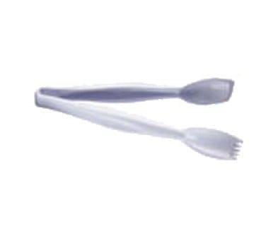 Cambro Smallwares Each / White Cambro TGG9148 Lugano Tongs - 9-1/2 in, White | Denson CFE