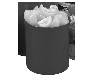 Cambro Storage & Transport Each / Black Cambro CP27110 Crock 2.7 qt 6-3/4 inches H 6-1/8 inches dia Polyethylene | Denson CFE