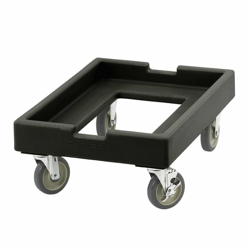 Cambro Storage & Transport Each Cambro CD1826PDB110 Black Plastic Pizza Dough Box Camdolly | Denson CFE