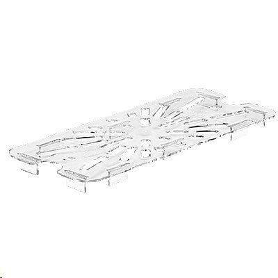 Cambro Storage & Transport Each / Clear Cambro 30CWD135 - 1/3 Size Clear Polycarbonate Drain Shelf for Food Pans | Denson CFE