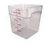 Cambro Storage & Transport Each / Clear Cambro 8SFSCW135 CamSquare Food Storage Container, 8 Qt, Clear Polycarbonate