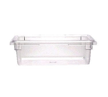 Cambro Storage & Transport Each / Polycarbonate / Clear Cambro 12186CW135 Clear Polycarbonate Camwear Half Size Food Storage Box 3 Gallon Capacity | Denson CFE