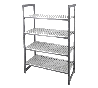 Cambro Storage & Transport Each / Speckled Gray Cambro ESU245472V4580 Camshelving Elements Starter Unit 24W x 54L x 72H | Denson CFE