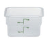 Cambro Storage & Transport Each / Translucent Cambro 2SFSPP190 CamSquare Food Container - 2 Qt, Polypropylene, Translucent | Denson CFE