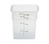 Cambro Storage & Transport Each / Translucent Cambro 4SFSPP190 CamSquare Food Container - 4 Qt, Polypropylene, Translucent | Denson CFE