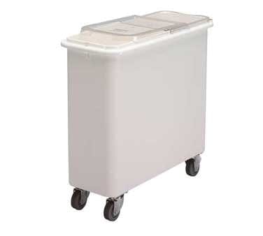 Cambro Storage & Transport Each / White Cambro IBSF27148 Flat Top Ingredient Bin Mobile 27 Gallon Capacity 1 Piece Seamless | Denson CFE