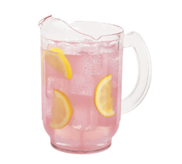 Cambro Tabletop & Serving Each / Clear Cambro PL60CW135 Plastic Pitcher Durable Polycarbonate for Cold Beverages | Denson CFE