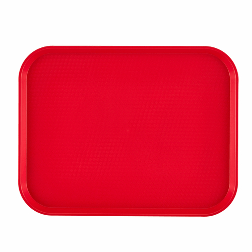 Cambro Tabletop & Serving Each / Red Cambro 1014FF163 Fast Food Tray 10-7/16 x 13-9/16 Inches Red | Denson CFE