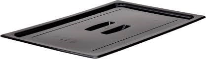Cambro Unclassified Each Cambro 10CWCH110 Camwear Food Pan Cover - Full Size, Black Polycarbonate | Denson CFE