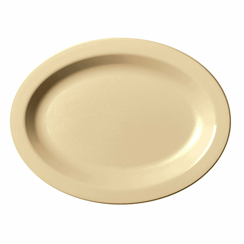 Cambro Unclassified Each Cambro 120CWP Camwear Oval Platter - 12 in, Polycarbonate | Denson CFE