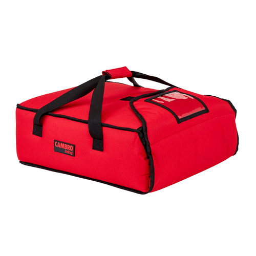 Cambro Unclassified Each / Cambro Red Cambro GBP216521 GoBag Pizza Delivery Bag, 16-1/2" x 18" x 6-1/2"