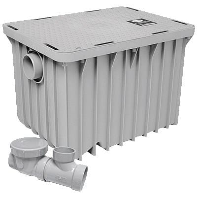 CANPLAS INDUSTRIES LTD Parts Each Canplas 3920A02 Endura Grease Interceptor with 76 lb Capacity – 20 GPM, 2 inch Connection | Denson CFE