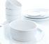 Cardinal Unclassified 2 Dozen Soup Bowl, 9 oz., 3-3/4" dia., round, double handled, stackable, extra strong porcelain, Arcoroc, Candour, 5-year edge chip warranty