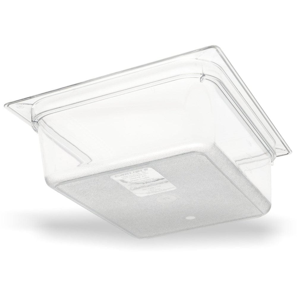 Carlisle Food Storage Containers Each Carlisle 10221B07 Food Pan 1/2 Size 4" Deep Clear | Denson CFE