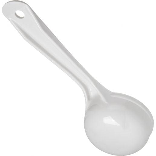 Carlisle Kitchen Tools Each Carlisle 492602 White Measure Miser 3 Ounce Solid Portion Control Spoon