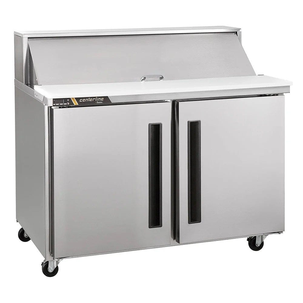 Centerline Refrigerated Prep Tables Each Centerline by Traulsen CLPT-6024-SD-LR 60" Sandwich/Salad Prep Table with Refrigerated Base, 115v | Denson CFE