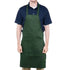 Chef Revival Clothing & Textiles Each / Hunter Green Chef Revival 601BAC-WH Full Length Bib Apron, Poly/Cotton, 28" x 34"