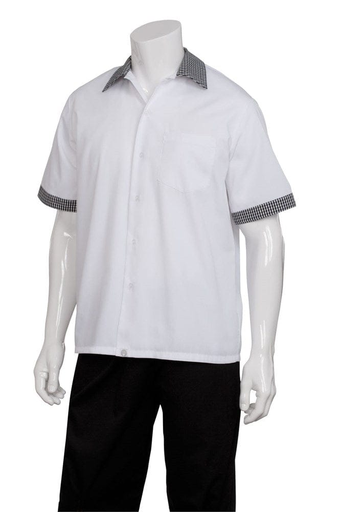Chef Works Essentials Each Check Contrasting Cook Shirt