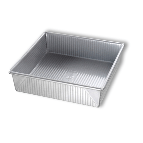 Chicago Metallic Bakeware Each Chicago Metallic 21500 Cake Pan, 9 9/16" x 9 9/16" x 2 1/4", AMERICOAT Glazed 22 ga Aluminized Steel