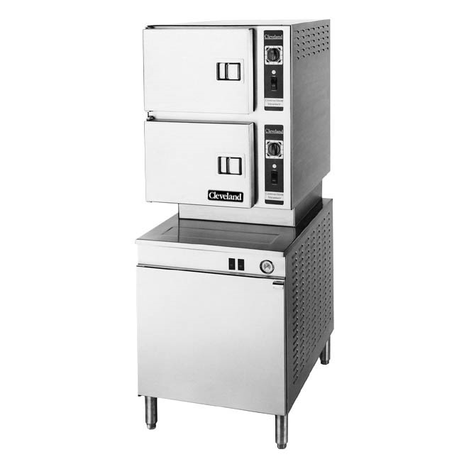 Cleveland Range Commercial Ovens Each Cleveland 24CGM200 (6) Pan Convection Steamer - Cabinet, Natural Gas | Denson CFE