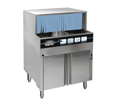 CMA Dishmachines Glasswasher Each CMA Dishmachines GL-C Energy Mizer Glasswasher - 25-1/4"W, Low Temp Chemical Sanitizing | Denson CFE