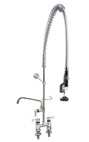 Component Hardware Faucet Parts and Accessories Each Component Hardware KL56-1000-AF4 Encore Pre-Rinse Assembly - Deck Mount, 4 in OC, Chrome Plated Brass | Denson CFE