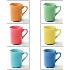 Crestware Dinnerware Dozen Mug, 8-1/2 oz., vitrified, oven & microwave safe,