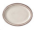 Crestware Dinnerware Platter, #6, 9-1/2", oval, narrow rim, microwave & dishwash