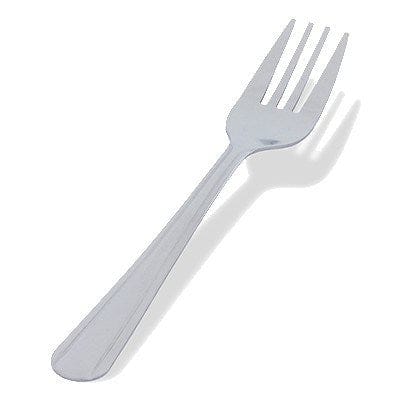 Crestware Tabletop & Serving Dozen Salad Fork, 18% chrome stainless steel with vibro finish, Domini