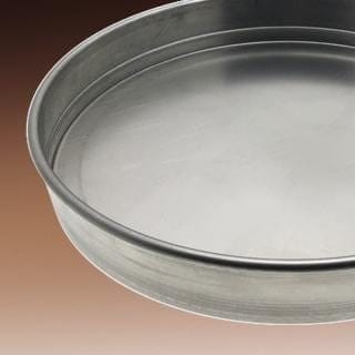 Crown Custom Metal Spinning Food Service Supplies Each Pizza Pan Stacking Black 15"