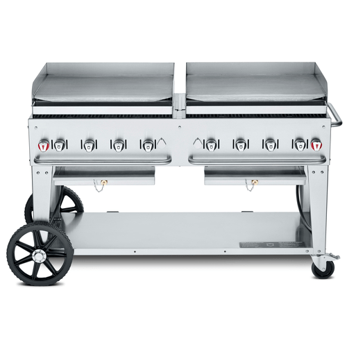 Crown Verity Canada Outdoor Cooking Equipment Crown Verity CV-MG-60 60" Mobile Griddle | Denson CFE